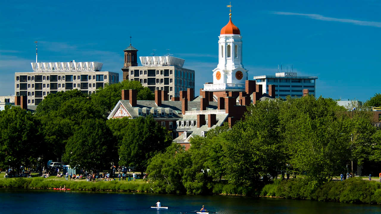 Harvard University along the Charles River