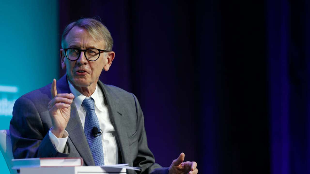 John Doerr, chairman and co-founder of Kleiner Perkins Caulfield & Byers, speaking during the 2022 CERAWeek by S&P Global conference in Houston, Texas.