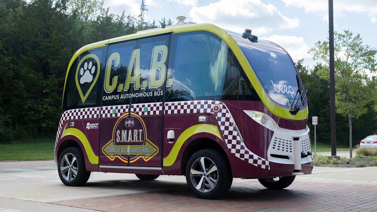Campus Autonomous Bus (CAB) at Mississippi State University