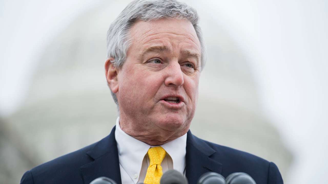 Rep. David Trone, D-Md., conducts a news conference at the House Triangle to introduce a financial relief bill for federal workers effected by the partial government shutdown.