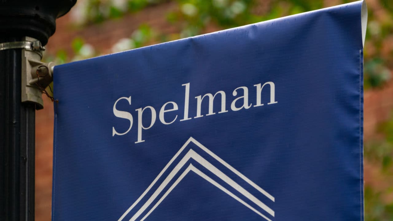 Signage at the Spelman College campus in Atlanta, Georgia,