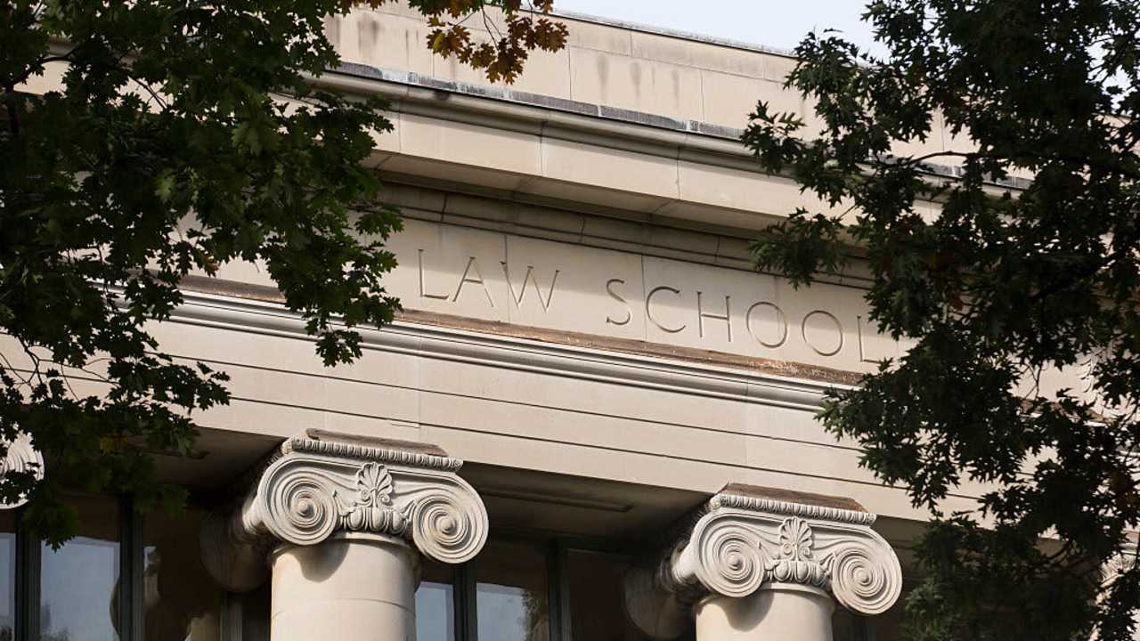 Langdell Hall Library on the campus of Harvard Law School in Cambridge, MA. Harvard Law School is the oldest continually-operating law school in the United States and is home to the largest academic law library in the world. (Photo by Brooks Kraft LLC/Corbis via Getty Images)