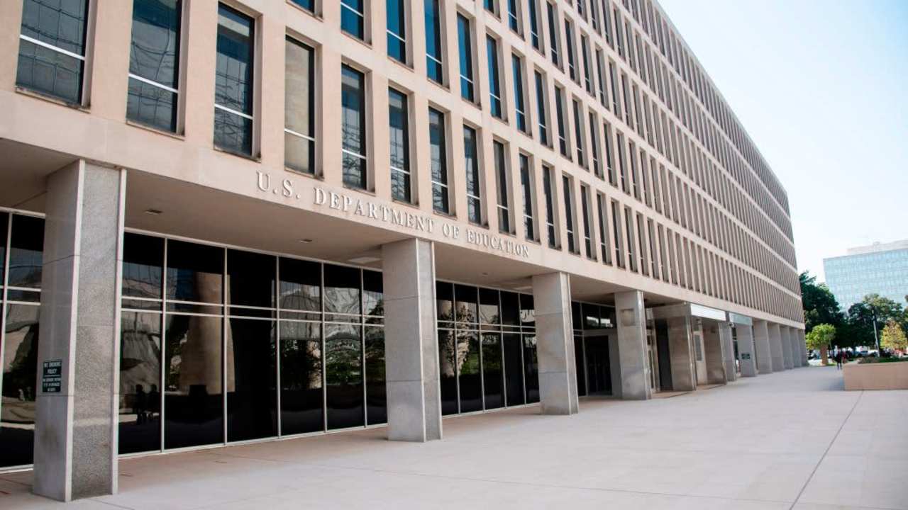 Exterior of US Department of Education building