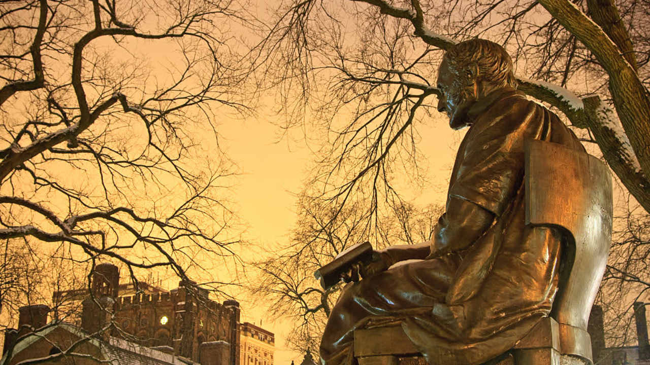 Statue of Elihu Yale December 31, 2009