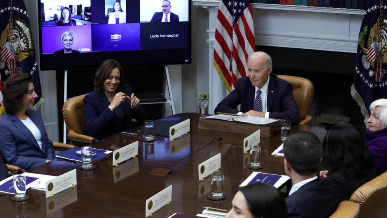 President Biden Meets With His Investing In America Cabinet At The White House