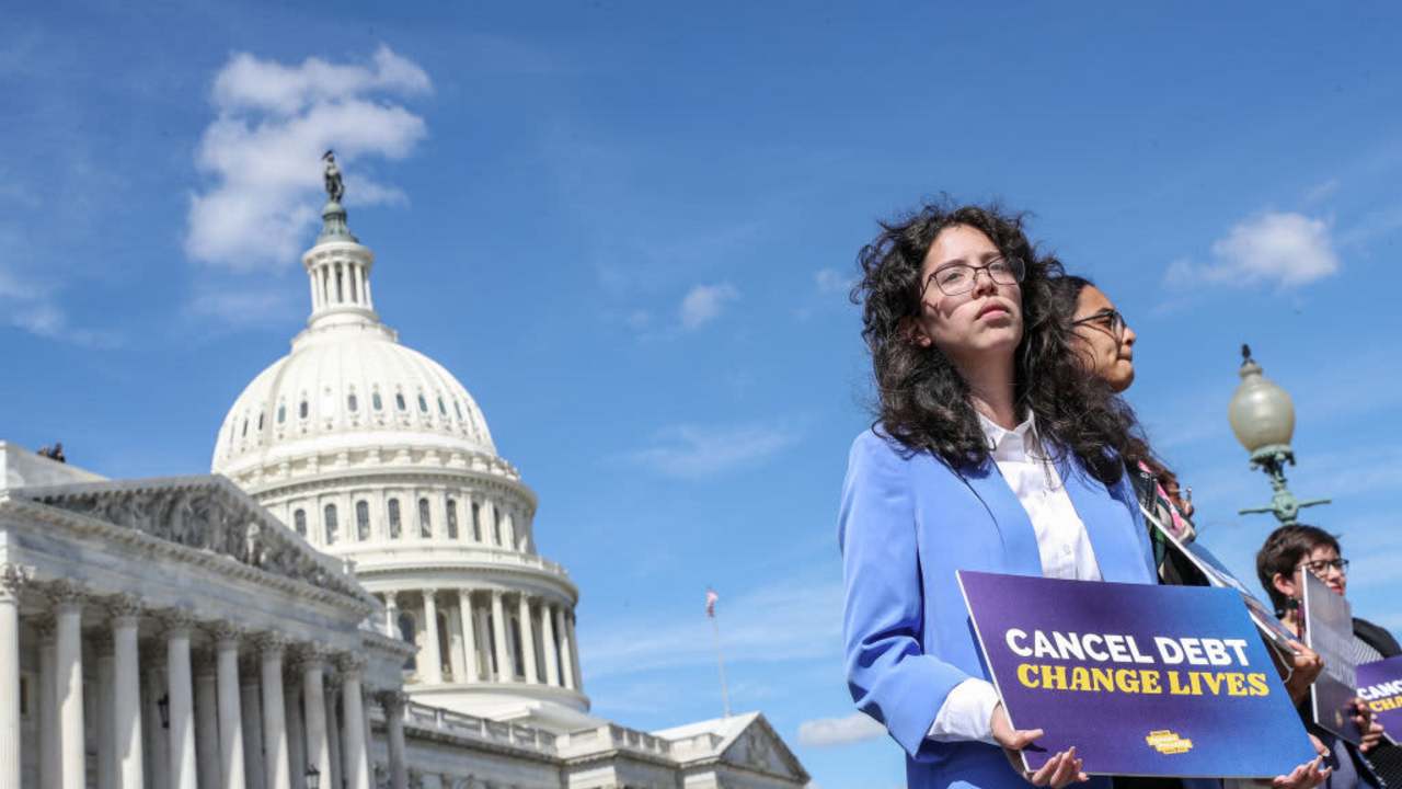 Student Loan Borrowers Advocates Join Sen. Schumer, Rep. Ayanna Pressley, Rep. Ilhan Omar, And Rep. Mondaire Jones To Celebrate President Biden Cancelling Student Debt And Beginning The Work For Implementation