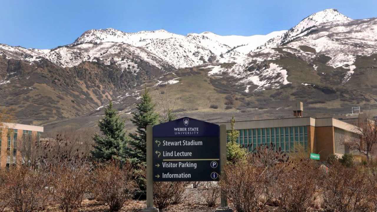 Weber State University is a public university in Ogden, Utah, north of Salt Lake City. It enrolls about 30,000 students annually.