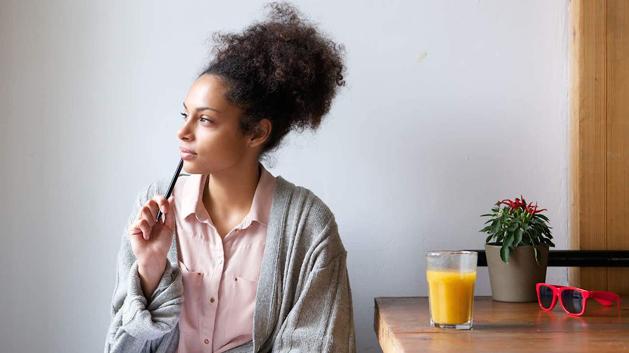 Woman thinking