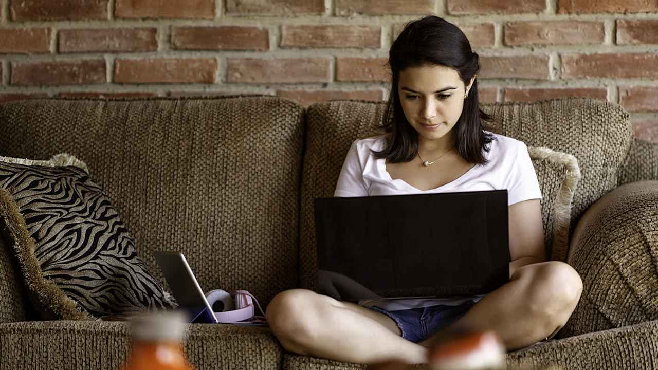 Woman on laptop