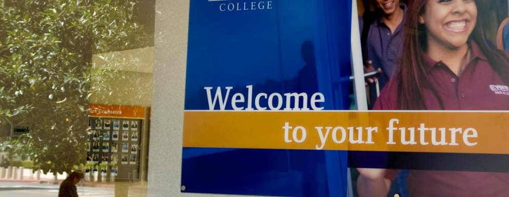 Corinthian Shuts All Campuses, including Everest in Santa Ana, where a poster inside the building invites students to a bright future. Corinthian Colleges Inc. shut down its remaining 28 for-profit career schools, ending classes for about 16,000 students, in the biggest collapse in U.S. higher education.