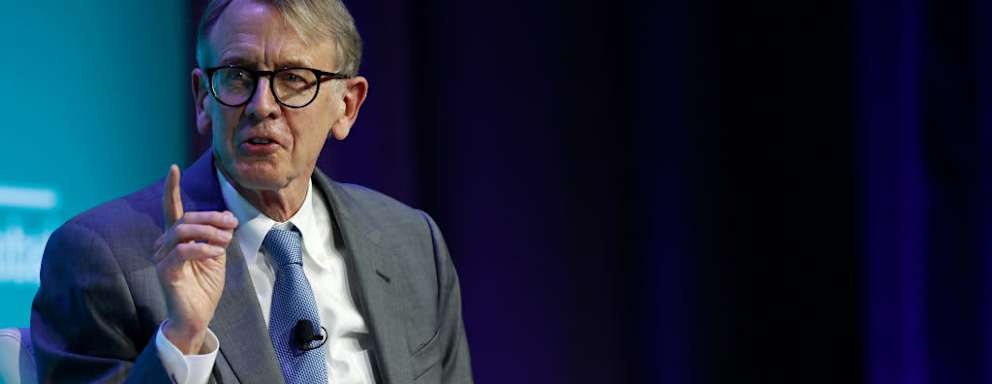 John Doerr, chairman and co-founder of Kleiner Perkins Caulfield & Byers, speaking during the 2022 CERAWeek by S&P Global conference in Houston, Texas.
