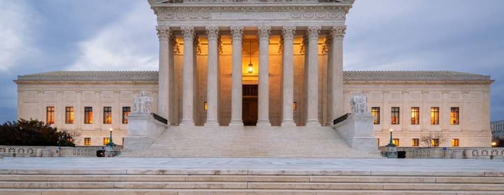 Steps to the United States Supreme Court, Washington DC, America