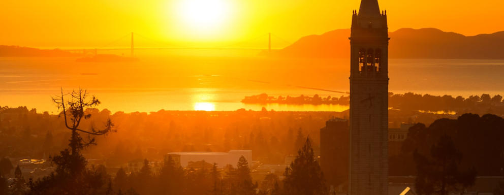 Picture of Berkeley Campanile and Sunset