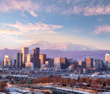 Denver city skyline