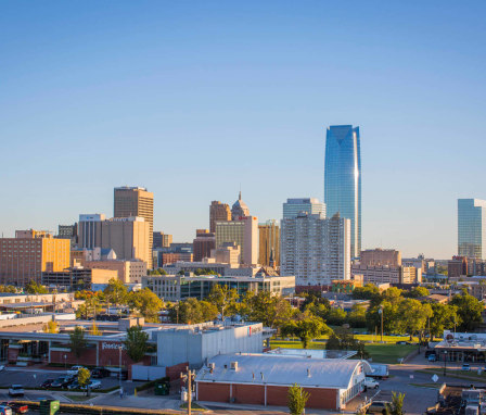 Oklahoma City downtown skyline