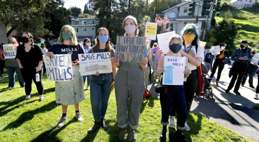 Mills College Alumnae Fight Northeastern Merger
