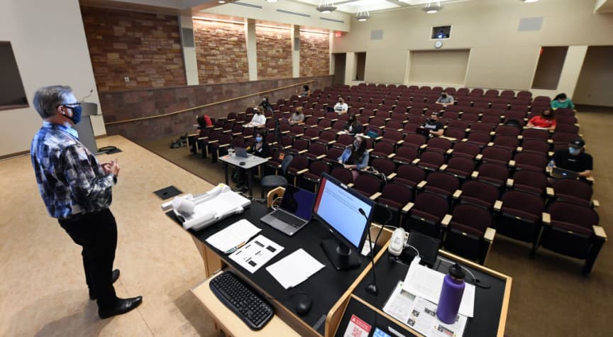 Without Stricter COVID-19 Rules, College Faculty Step Down, Stay Online