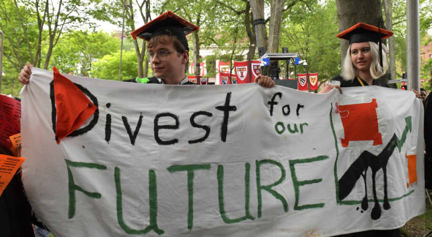 Harvard University Will Divest From Fossil Fuel Industry Because of Climate Change