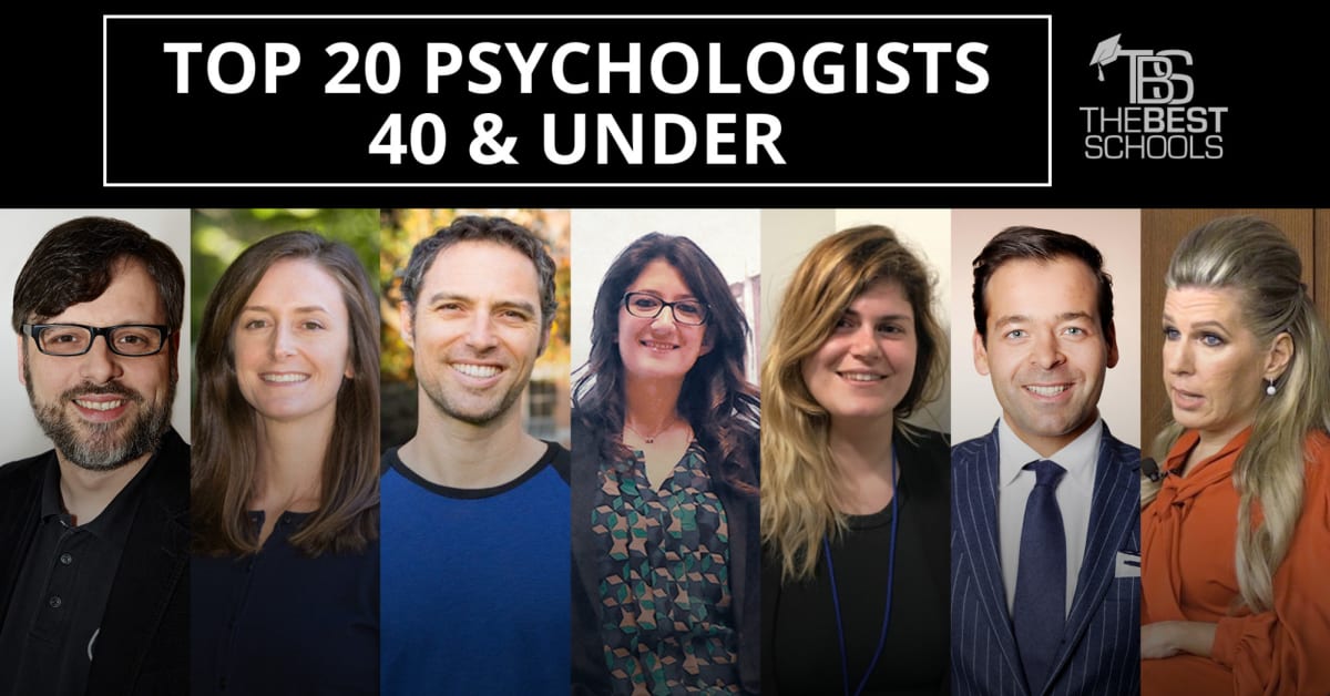 The Top 20 Psychologists 40 Under Thebestschoolsorg - 
