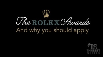The Rolex Award: Why You Should Apply