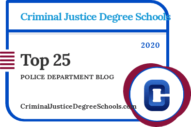 Top 25 Police Department Blog Badge