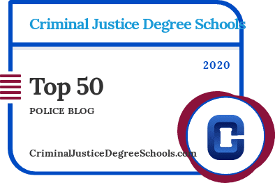 Top 50 Police Blog Badge