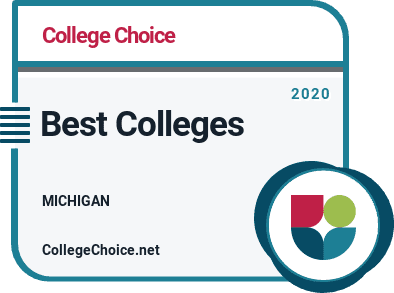 Best Colleges in Michigan Badge