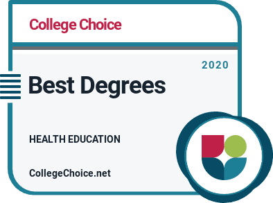 Best Health Education Degrees Badge