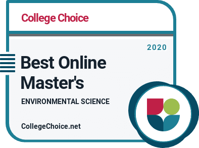 Best Online Master's in Environmental Science Degrees Badge