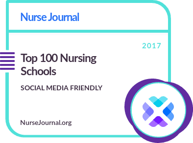 Top 100 Social Media Friendly Nursing Schools Badge