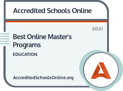 Best Online Master's in Education Programs badge