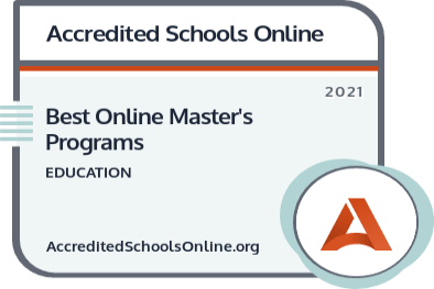 Best Online Master's in Education Programs badge