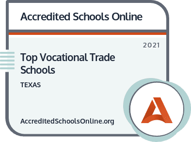 Top Vocational Trade Schools in Texas badge