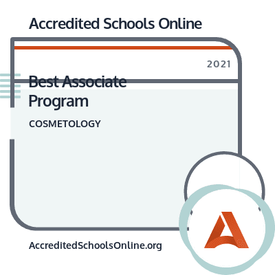 Best Associate in Cosmetology Program badge