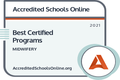 Best Certified Midwifery Programs badge