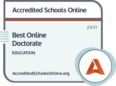 Best Online Doctorate Badge