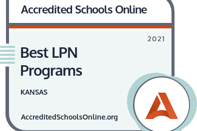 Best LPN Programs in Kansas badge
