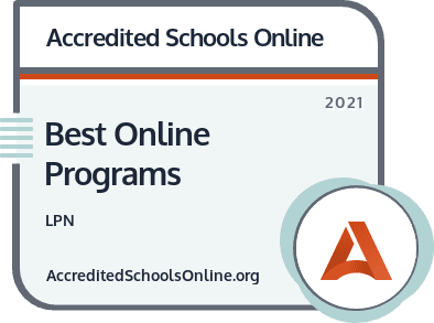 Best Online LPN Programs badge