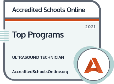 Top Ultrasound Technician Programs badge