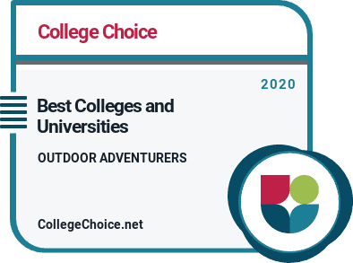 Best Colleges and Universities for Outdoor Adventurers Badge