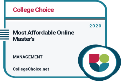 Most Affordable Online Master's in Management Badge