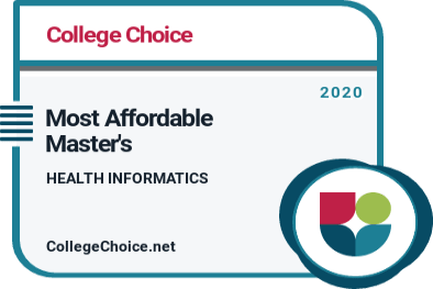 Most Affordable Master's in Health Informatics Badge