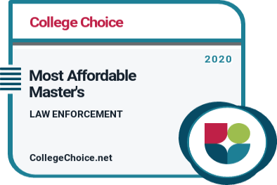 Most Affordable Online Master's in Law Enforcement Degrees Badge