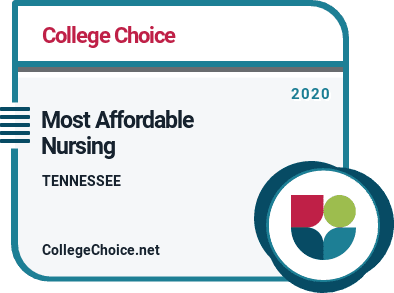 Most Affordable Nursing Schools in Tennessee Badge