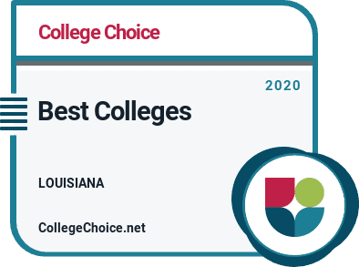 Best Colleges in Louisiana Badge