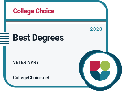 Best Veterinary Degrees Badge