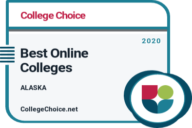 Best Online Colleges in Alaska Badge