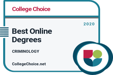 Best Online Criminology Degrees Badge