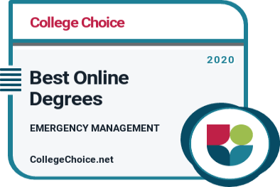 Best Online Emergency Management Degrees Badge