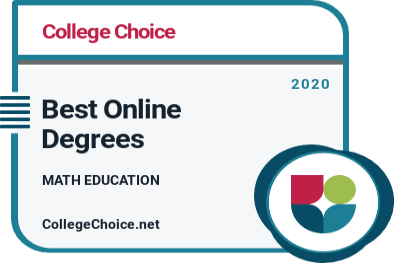 Best Online Math Education Degrees Badge